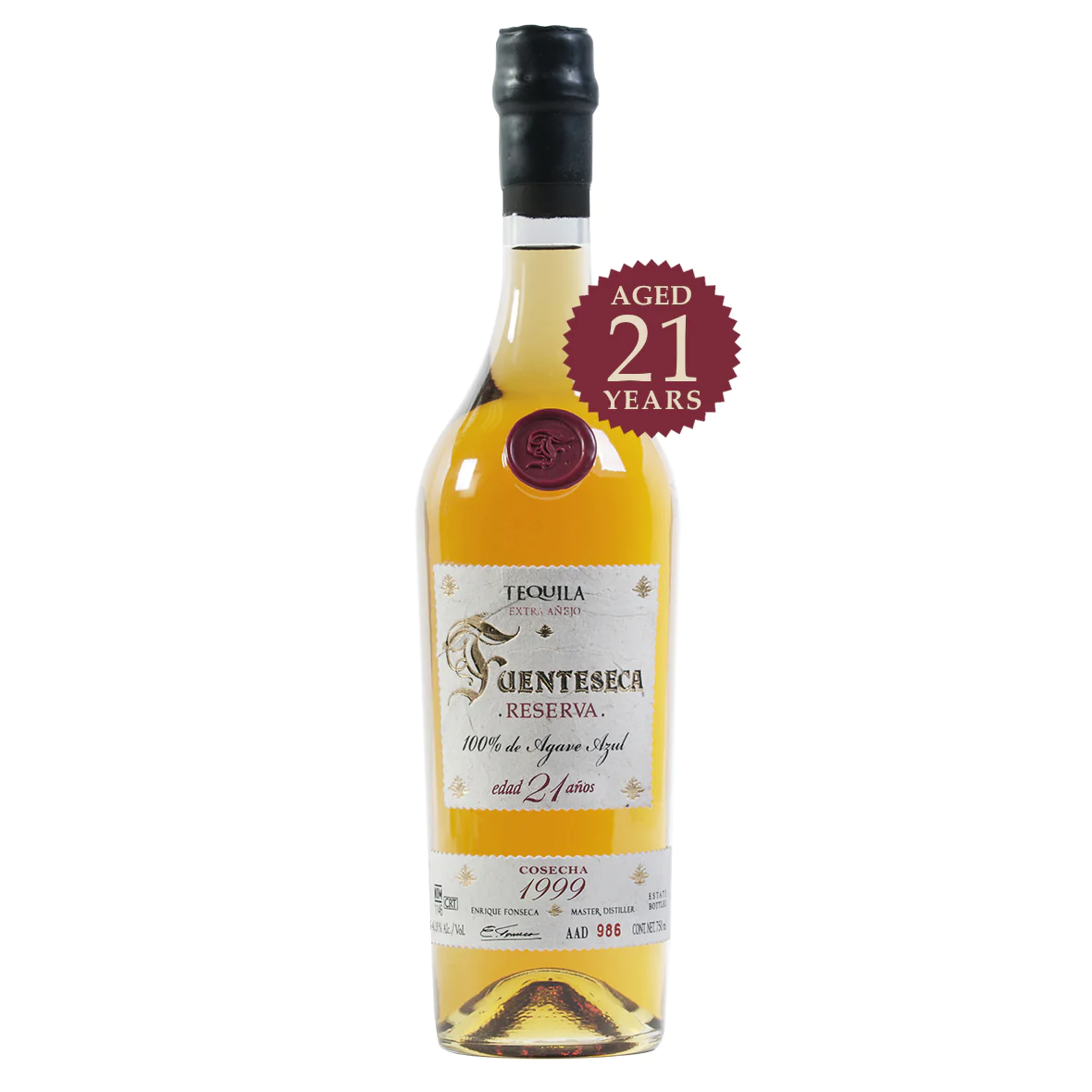 Tequila Fuenteseca Extra Anejo 21 Years (43.5% abv)