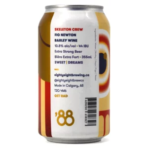 Eighty Eight Brewing Skeleton Crew Fig Newton Barley Wine Sweet Dreams (10.8% abv)