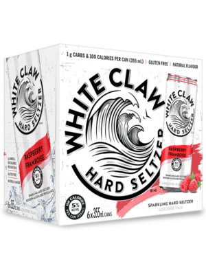 WHITE CLAW RASPBERRY 6 PACK