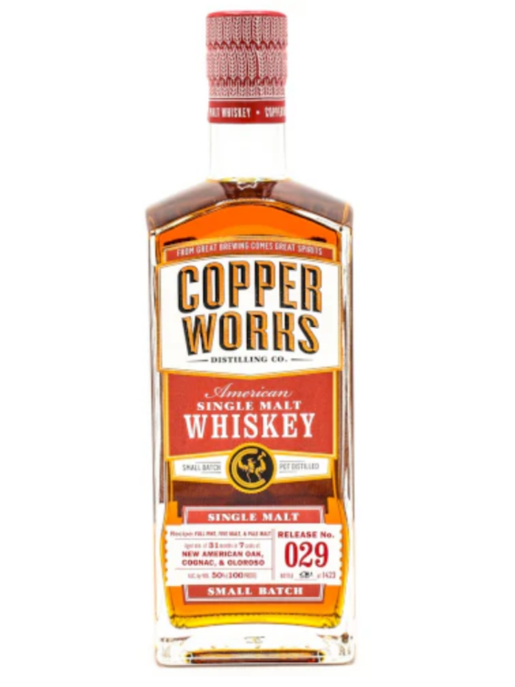 Copperworks Single Malt Whisky (51% abv)