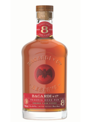 BACARDI 8YR OLD SHERRY CASK 40%