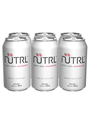 NUTRL RASPBERRY 6X355ML CAN (5%abv)