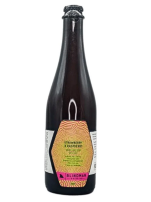 Blindman Strawberry & Raspberry Fruited Saison (6.8% abv)