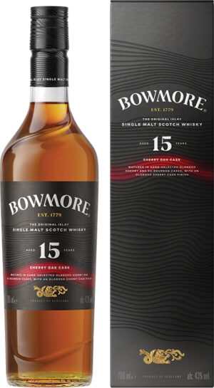 BOWMORE 15 YEAR OLD SHERRY OAK