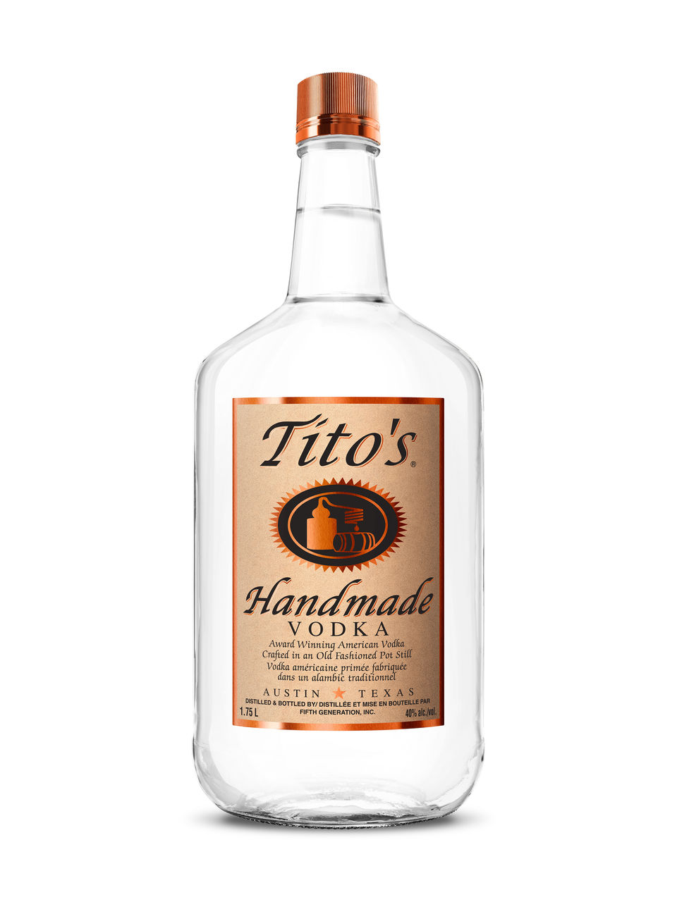 TITO’S HANDMADE VODKA 1750ML 40%